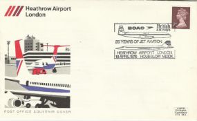 Concorde Heathrow Airport souvenir cover dated 18th April 1976. Good condition