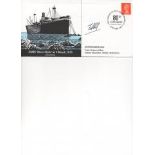 HMTS  River Clyde" at V Beach 1915 FDC Signed Lord Tebbit. Good Condition