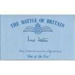 J A Jaske 312 Sqn Battle of Britain signed index card. Good condition