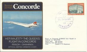Concorde Her Majesty The Queen s Flight in Concorde – Riyadh – Dhahran dated 19th February 1979