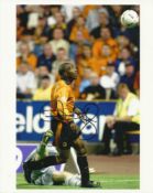 Dean Sturridge Wolves signed colour 10x8 photo.  Good condition