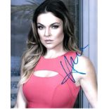 Serinda Swan 8x10 colour photo of Serinda star of Graceland, signed by her in NYC, May, 2014. Good