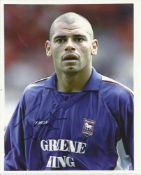 Jermain Wright player with Ipswich signed colour 10x8 photo.  Good condition