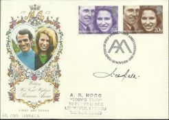 Lord Lichfield 1973 Royal Wedding of Her Royal Highness Princess Anne cover with the pair of Wedding