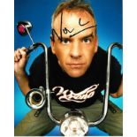 FatBoy Slim aka Norman Cook 8x10 colour photo of Norman as Fatboy Slim, signed by him in London,