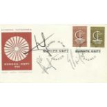 Giorgos Karagounis & Stelios Giannakopoulos Greek footballers signed 1966 Greek Europa FDC Good