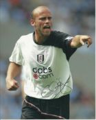 Claus Jensen Fulham signed colour 10x8 photo.  Good condition