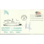 Albert Speer signed 1966 US Victory in Europe Navy cover with Washington CDS postmark. Served in WW2