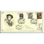 Marmaduke Hussey 1993 Bradbury official first day cover dedicated to Victorian Prints. Europa art