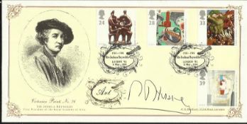 Marmaduke Hussey 1993 Bradbury official first day cover dedicated to Victorian Prints. Europa art