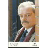 David Jason signed 6 x 4 colour photo from A Touch of Frost, rare inscribed Good Luck Graeme. Good