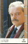 David Jason signed 6 x 4 colour photo from A Touch of Frost, rare inscribed Good Luck Graeme. Good