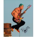 Flea 8x10 colour photo of Flea, member of RHCP, signed by him in Utah, 2014. Good condition