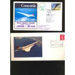 Concorde Cover collection of 150 FDCs, Flown Covers. A real collectors dream an unsorted batch of