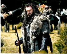 Richard Armitage 10x8 colour photo of Richard from The Hobbit, signed by him at Hobbit Premiere,