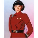 Kim Cattrall 8x10 colour photo of Kim from Star Trek, signed by her in NYC, Sept, 2014 Good