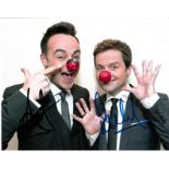 Ant and Dec 10x8 colour photo of Ant and Dec, signed by both in London, 2014 Good condition