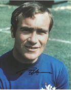 Ron Harris signed 10 x 8 colour Chelsea football photo, nice portrait Good Condition