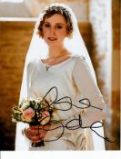 Laura Carmichael 8x10 colour photo of Laura from Downton Abbey, signed by her at BAFTAs, London,