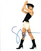 Selma Blair 8x10 colour photo of Selma, star of Hellboy, signed by her in NYC Good condition