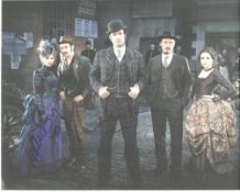 Matthew Macfayden & Myanna Buring signed 10x 8 colour photo 2 from Ripper Street. Good condition