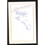 Bob Hope signed vintage autograph album page. Good condition