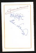 Bob Hope signed vintage autograph album page. Good condition