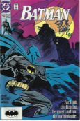 Bob Kane signed DC Batman comic. Good condition