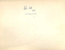 John Cobb Speed Record holder signed 1938 vintage autograph album page. Good condition