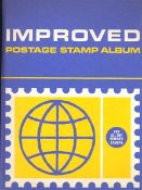 Worldwide Stamp Collection in Improver Postage Album. Over 100 pages with 1 - 20 stamps per page