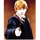 Rupert Grint 8x10 colour photo of Rupert from Harry Potter, signed by him on Broadway, NYC