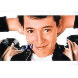 Matthew Broderick 12x8 colour photo of Matthew as Ferris Bueller, signed by him in theatre on