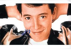 Matthew Broderick 12x8 colour photo of Matthew as Ferris Bueller, signed by him in theatre on