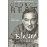 George Best signed softback book Blessed . Good condition