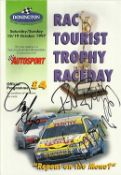 Motor Racing Drivers signed RAC Tourist Trophy Day Programme signed by Aaron Slight, Rickard