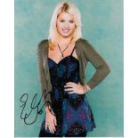 Elisha Cuthbert 8x10 colour photo of Elisha star of 24, signed by her at Tv Upfronts week, NYC, May,