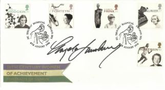 Angelan Lansbury signed 1996 Women of Achievement FDC Good condition