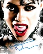 Rosario Dawson 8x10 colour photo of Rosario from Sin City, signed by her in London. Good condition
