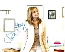 Linda Gray 8x10 colour photo of Linda star of Dallas, signed by her in NYC, May, 2014. Good