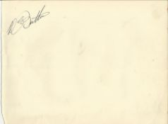 Billy Butlin signed vintage autograph album page . Good condition