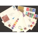 Definitive Stamps First day cover collection. 76 covers mainly  from the 1970s and 80s with a