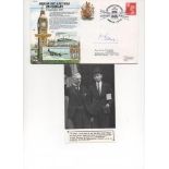 Baron Home Britain Declares War On Germany FDC Signed Baron Home KT PC DL Parliamentary Private