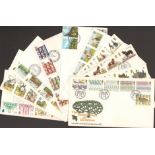 First day cover collection. 317 first day covers from the 1960s to  the 1990s. All in excellent