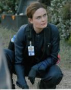 Emily Deschanel 8x10 colour photo of Emily from Bones, signed by her in NYC, May, 2014. Good