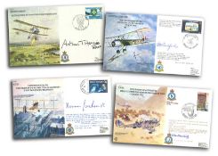 Bomber Command Special Signed Collection All 45 VIP signed covers from Sopwith Tabloid B01 signed