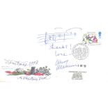 Henry Mancini 1993 Royal Mail Christmas first day cover autographed by Henry Mancini (1924