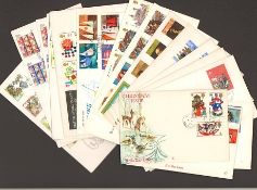 First Day cover collection. 238 covers mainly from 1970s