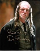 David Bradley 8x10 colour photo of David from Harry Potter, signed by him London, 2014. Good