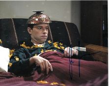 Jon Cryer 10x8 colour photo of Jon from Two and a Half Men, signed by him in NYC. Good condition