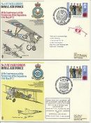 RAF Squadrons Series Cover collection of 50 covers in an RAF black logoed Hagner Style album. Each